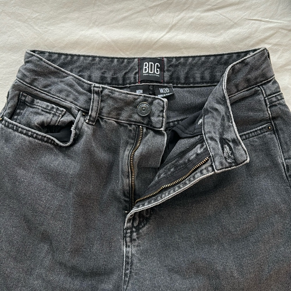 BDG charcoal mom jeans